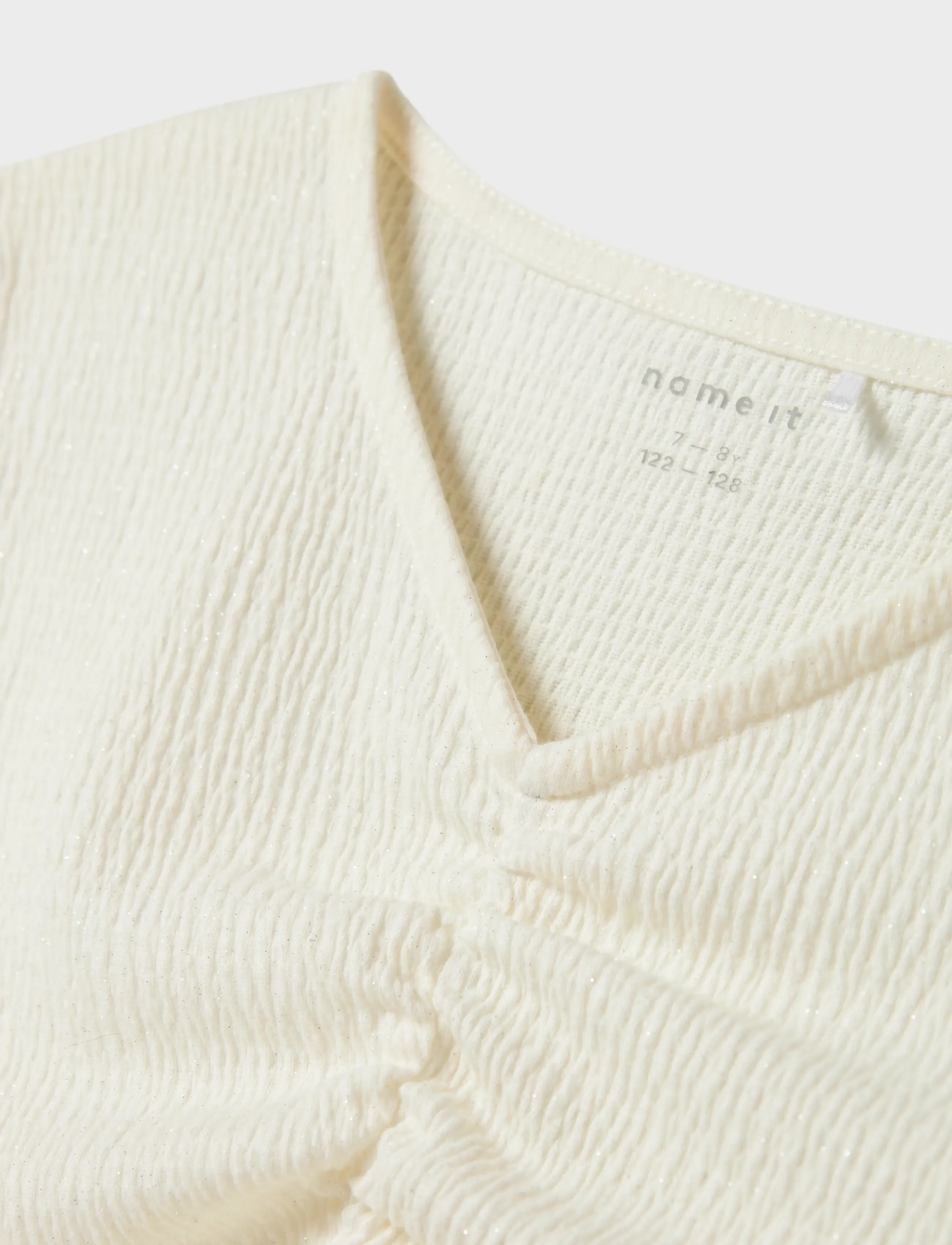 name it - NKFODNY LS SLIM TOP - pikkade varrukatega t-särgid - cloud dancer - 3