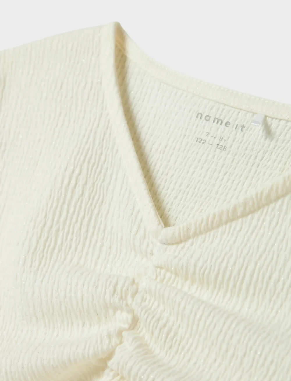 name it - NKFODNY LS SLIM TOP - långärmade t-shirts - cloud dancer - 2