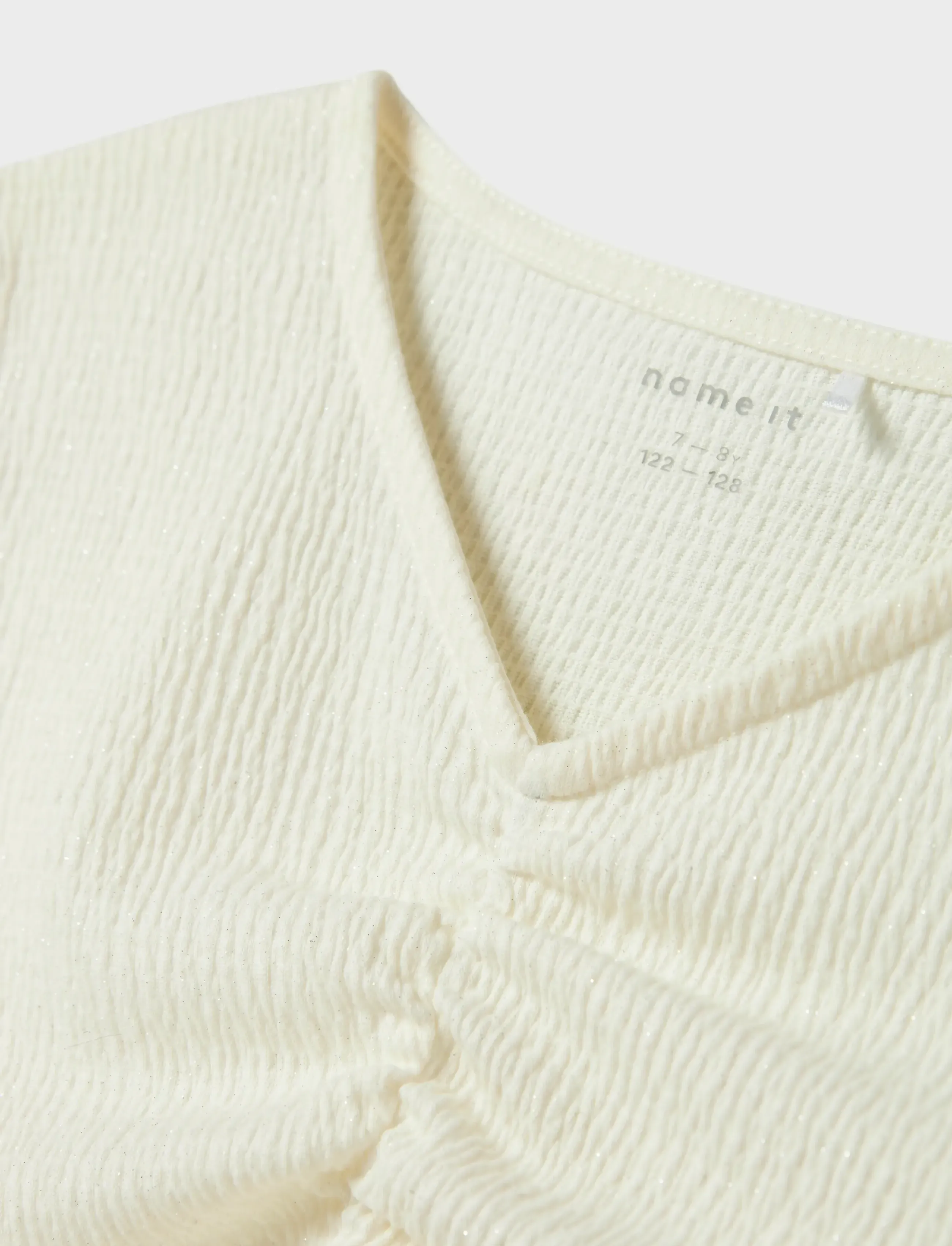 name it - NKFODNY LS SLIM TOP - pikkade varrukatega t-särgid - cloud dancer - 4