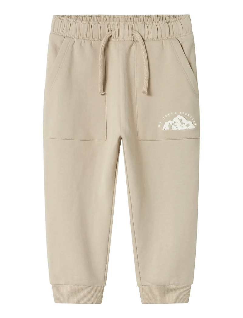 name it - NMMOBIE NREG SWEAT PANT BRU - sweatpants - island fossil - 1
