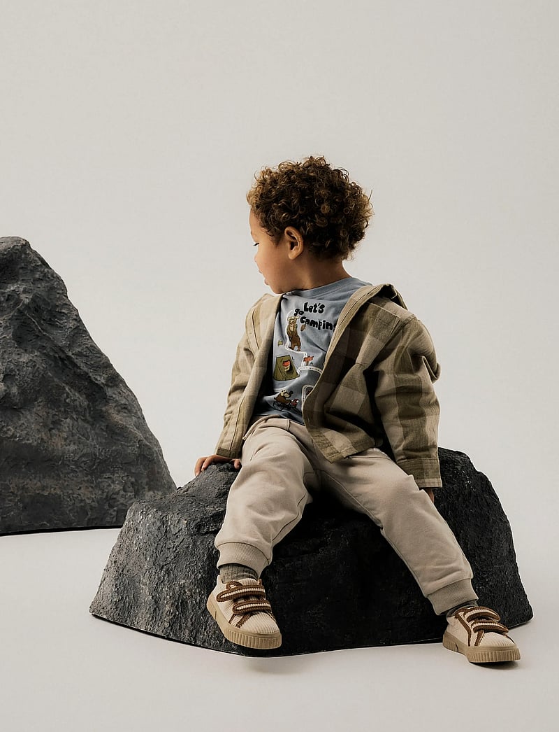 name it - NMMOBIE NREG SWEAT PANT BRU - sweatpants - island fossil - 0