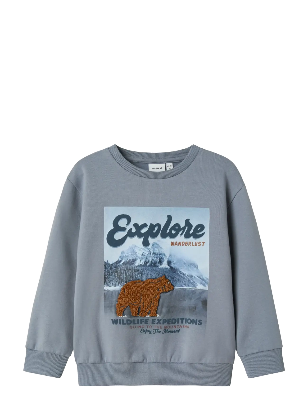 name it NMMORAN LS NREG SWEAT BRU BOX - Riided - TRADEWINDS / blue