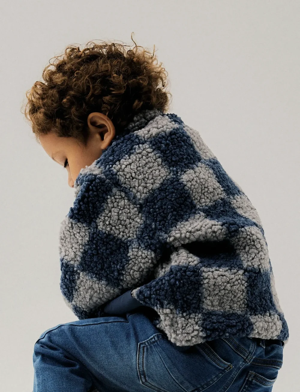 name it - NMMORLANDO LS NREG TEDDY CARD - fleecejackor - insignia blue - 0