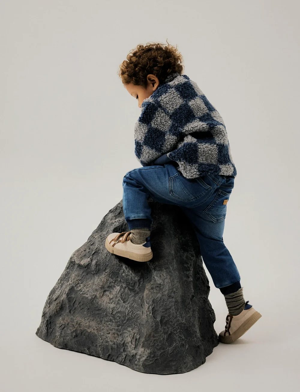 name it - NMMORLANDO LS NREG TEDDY CARD - fleecejackor - insignia blue - 3