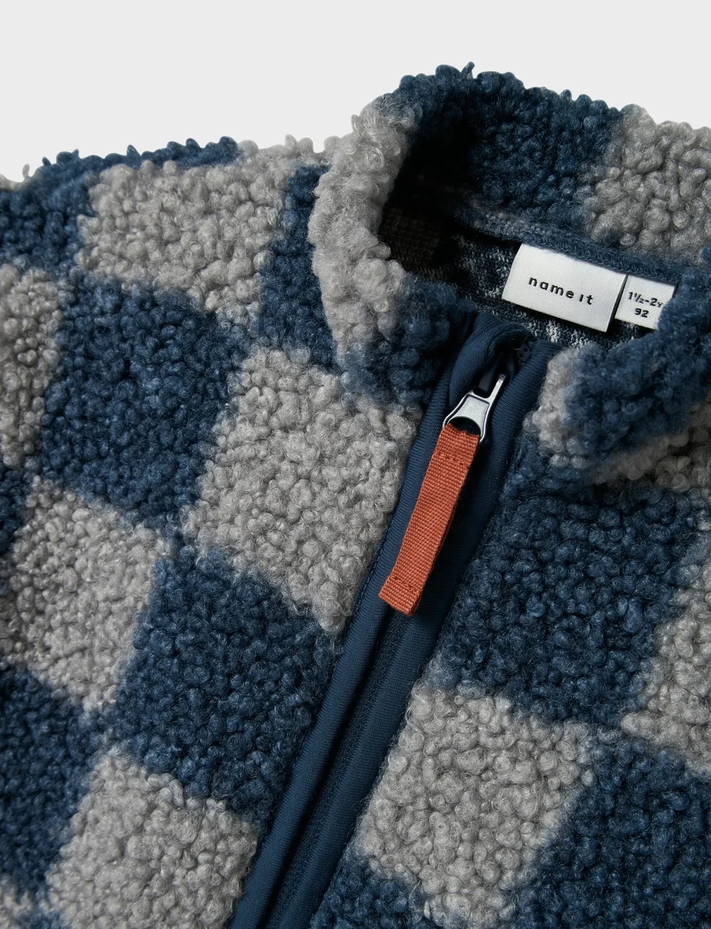 name it - NMMORLANDO LS NREG TEDDY CARD - fleecejackor - insignia blue - 4