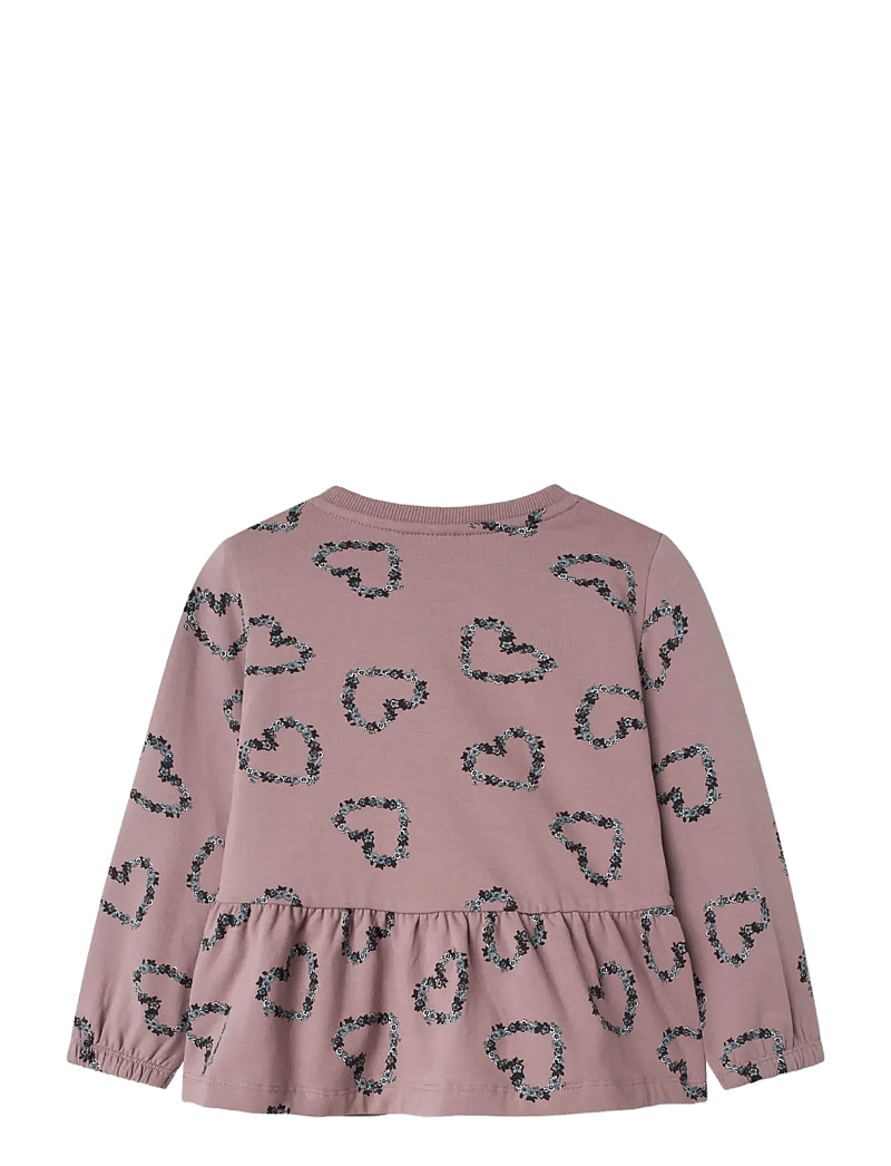 name it - NMFOLUKRIA LS SWEAT CARDIGAN BRU - collegepaidat - toadstool - 1