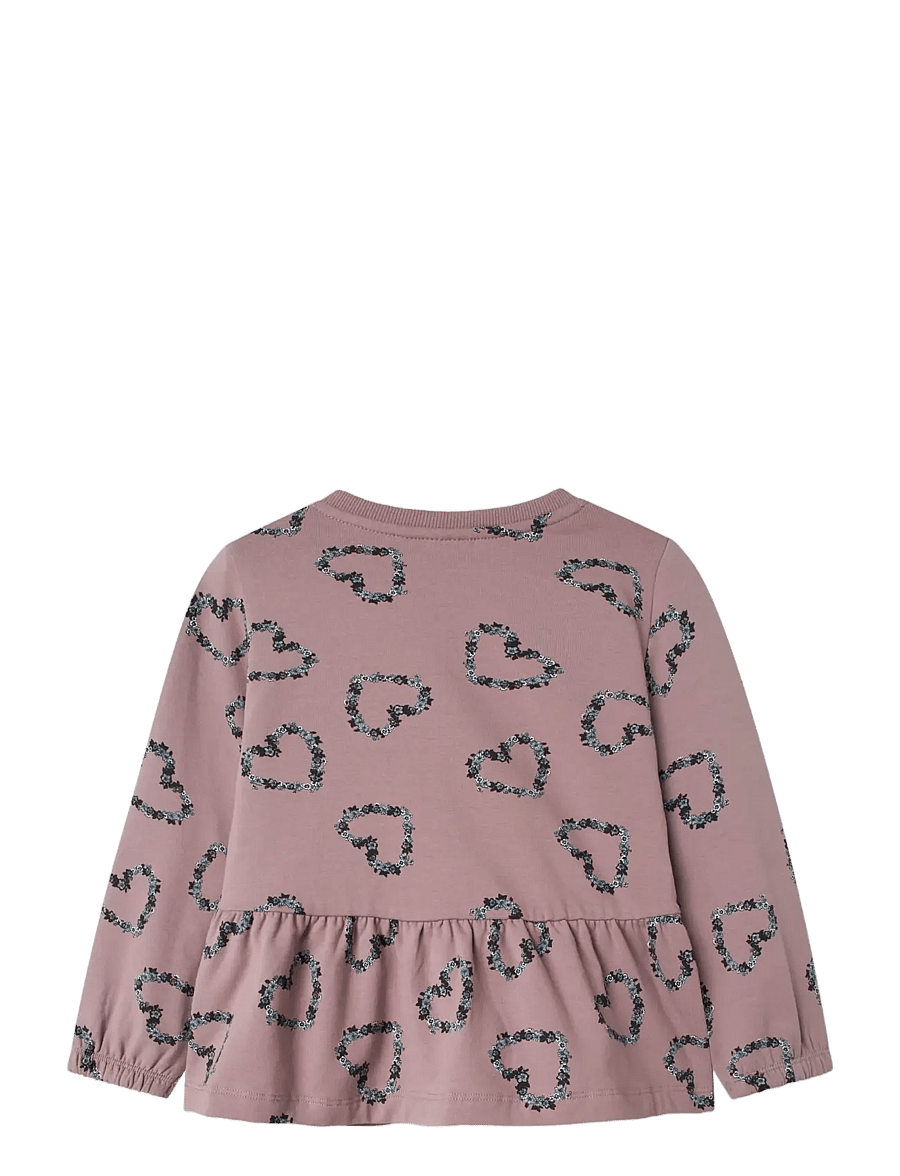 name it - NMFOLUKRIA LS SWEAT CARDIGAN BRU - sweat-shirt - toadstool - 2