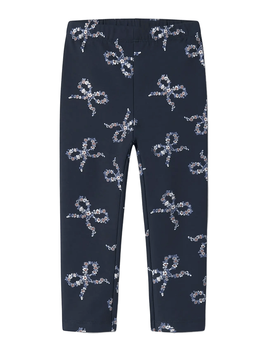 name it - NMFOLUKRIA SWEAT LEGGING BRU - leggings - navy blazer - 1