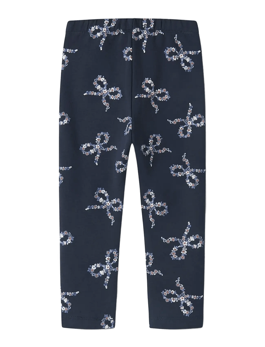 name it - NMFOLUKRIA SWEAT LEGGING BRU - leggings - navy blazer - 2