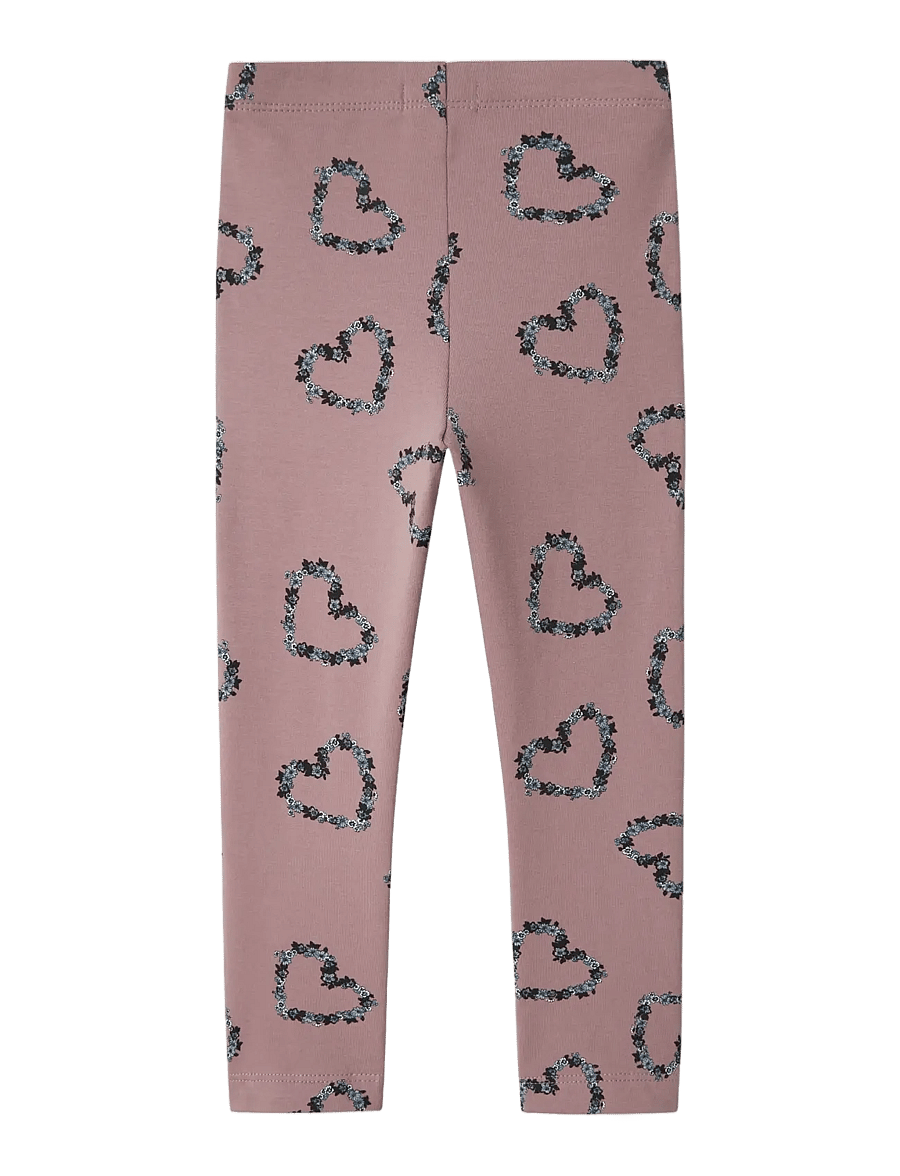 name it - NMFOLUKRIA SWEAT LEGGING BRU - leggings - toadstool - 2