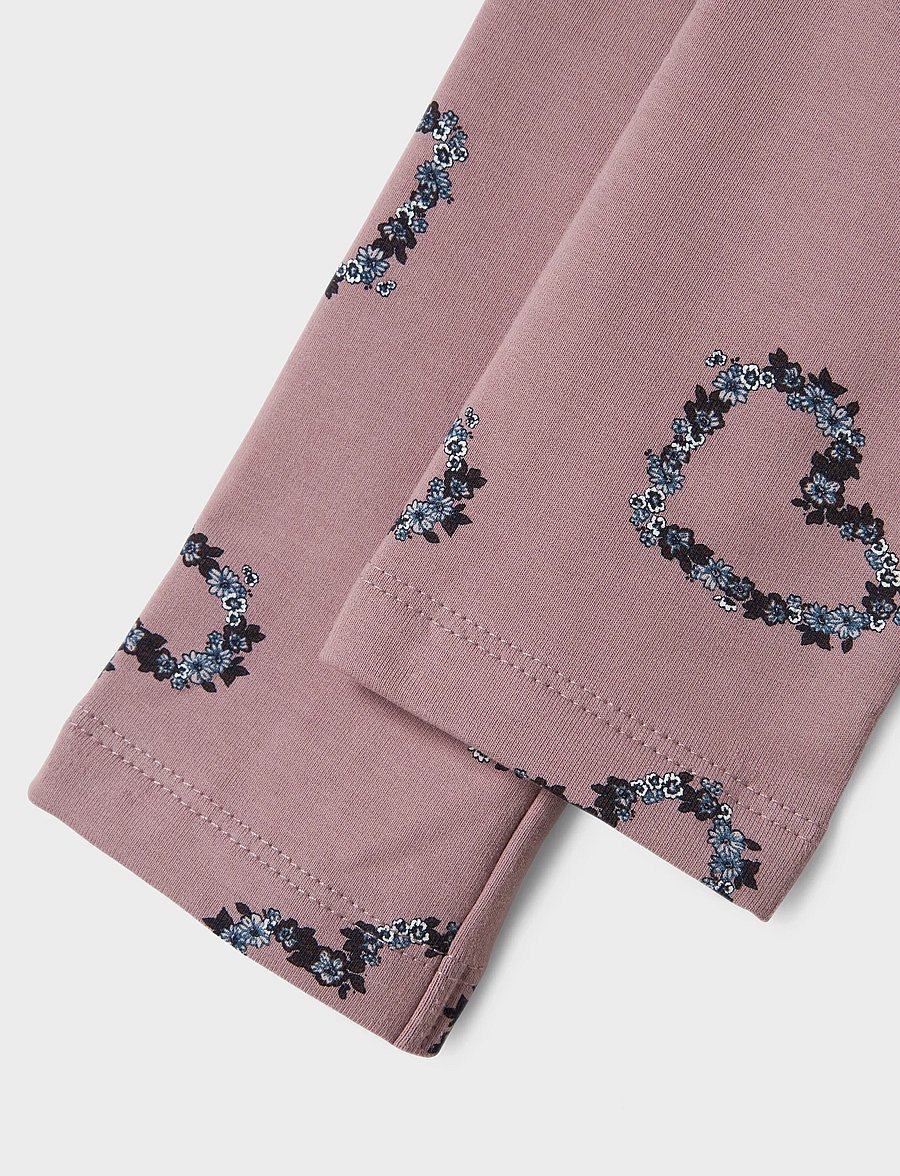 name it - NMFOLUKRIA SWEAT LEGGING BRU - leggings - toadstool - 3