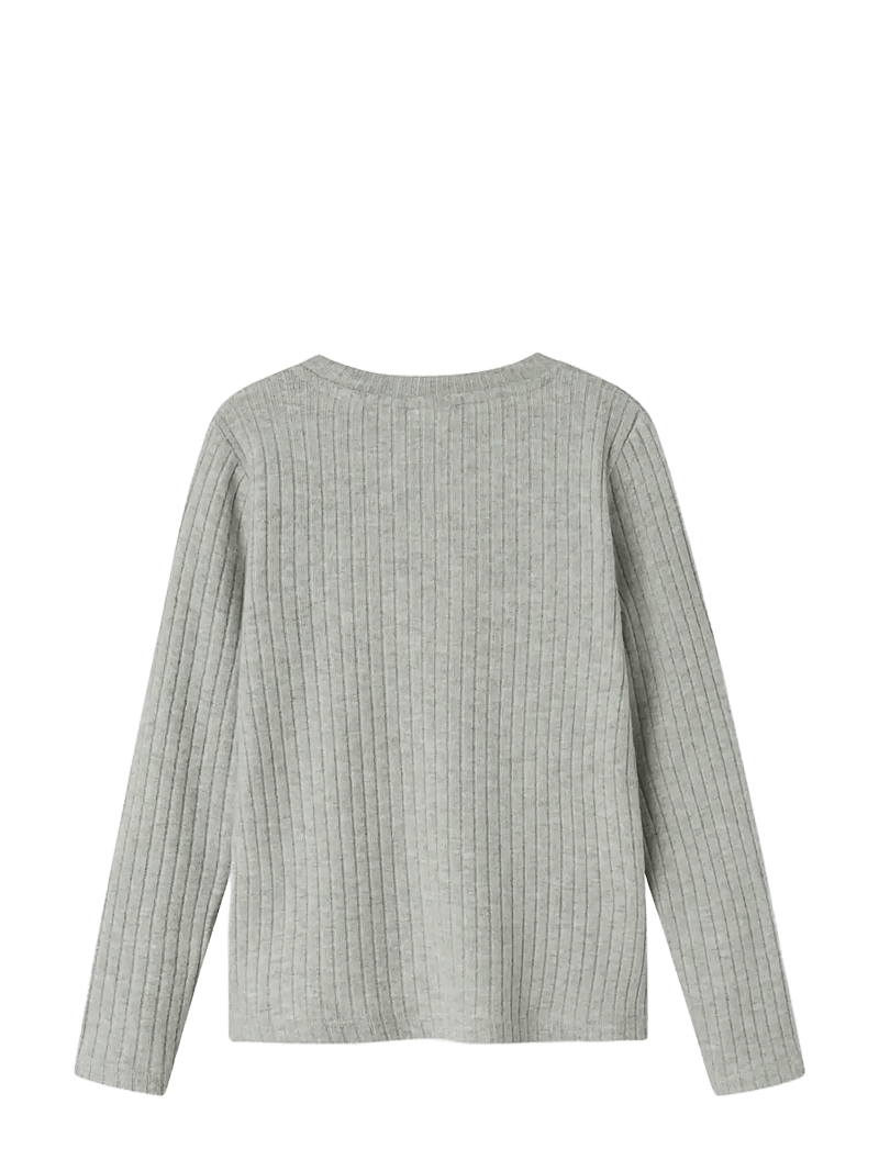 name it - NKFOLENE LS TOP - langärmelig - grey melange - 1