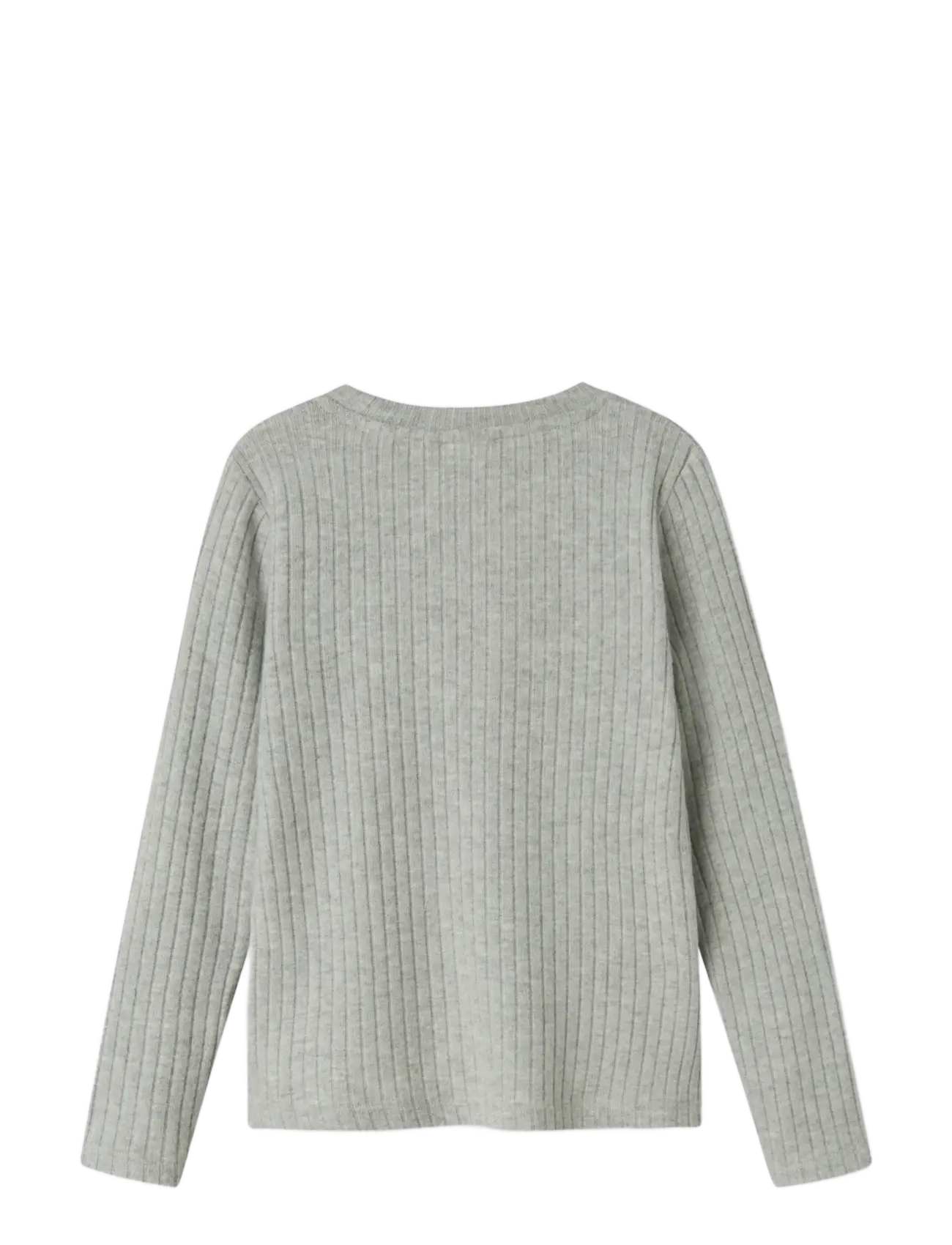name it - NKFOLENE LS TOP - långärmade t-shirts - grey melange - 2