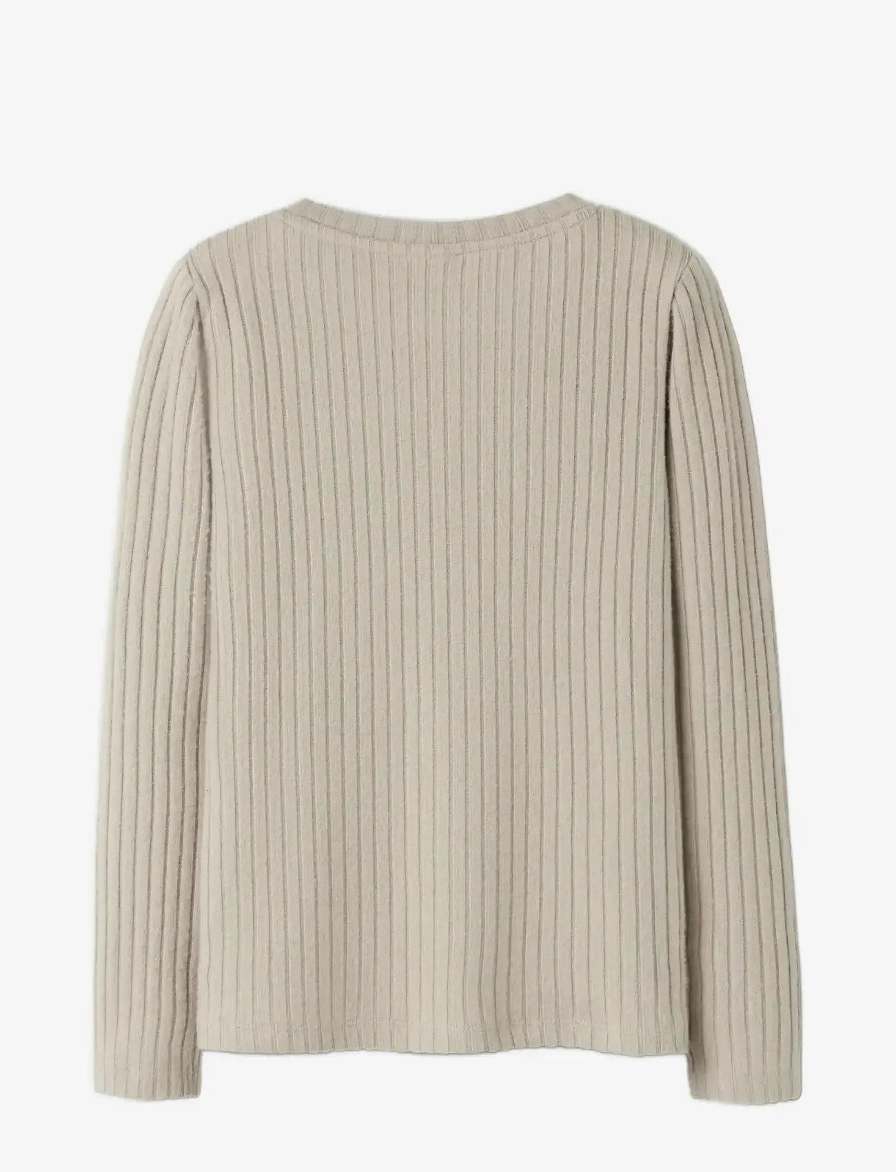 name it - NKFOLENE LS TOP - langærmede t-shirts - island fossil - 1