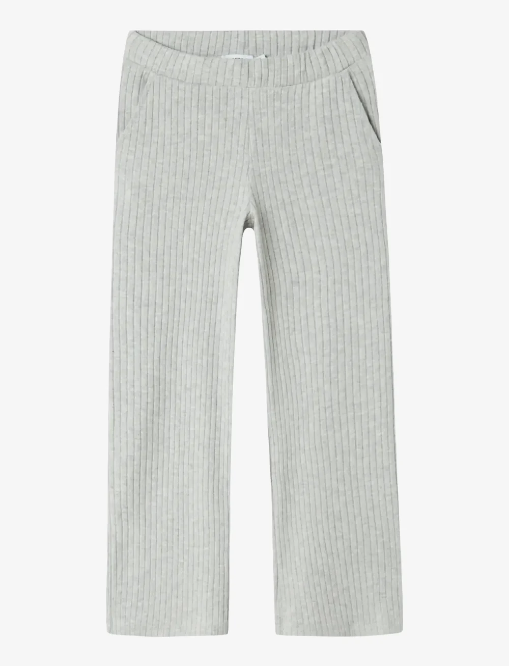 name it - NKFOLENE WIDE PANT - sweatpants - grey melange - 0