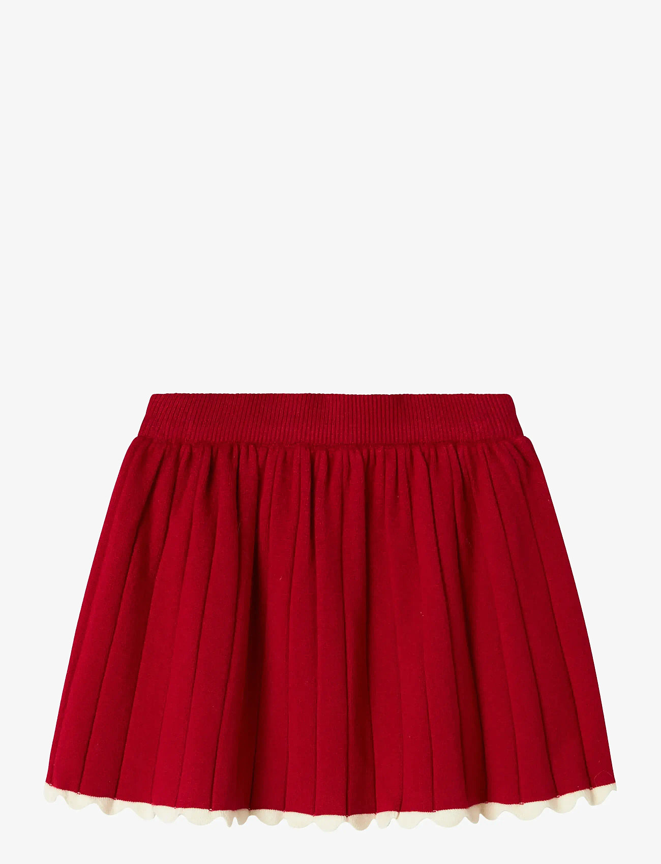 name it - NMFRALBO KNIT SKIRT - korte nederdele - jester red - 0