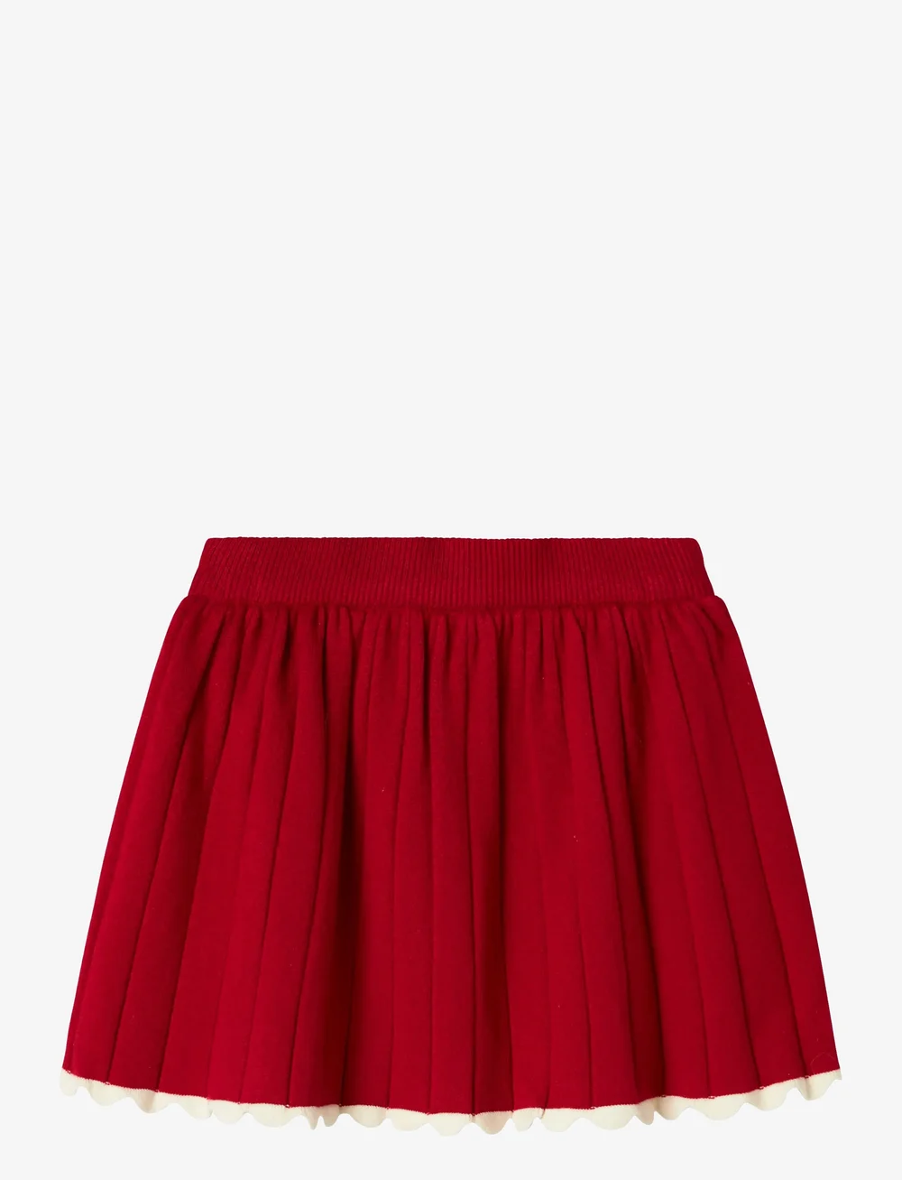 name it - NMFRALBO KNIT SKIRT - kurze röcke - jester red - 1