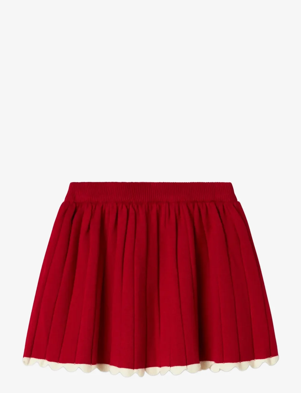 name it - NMFRALBO KNIT SKIRT - kurze röcke - jester red - 2