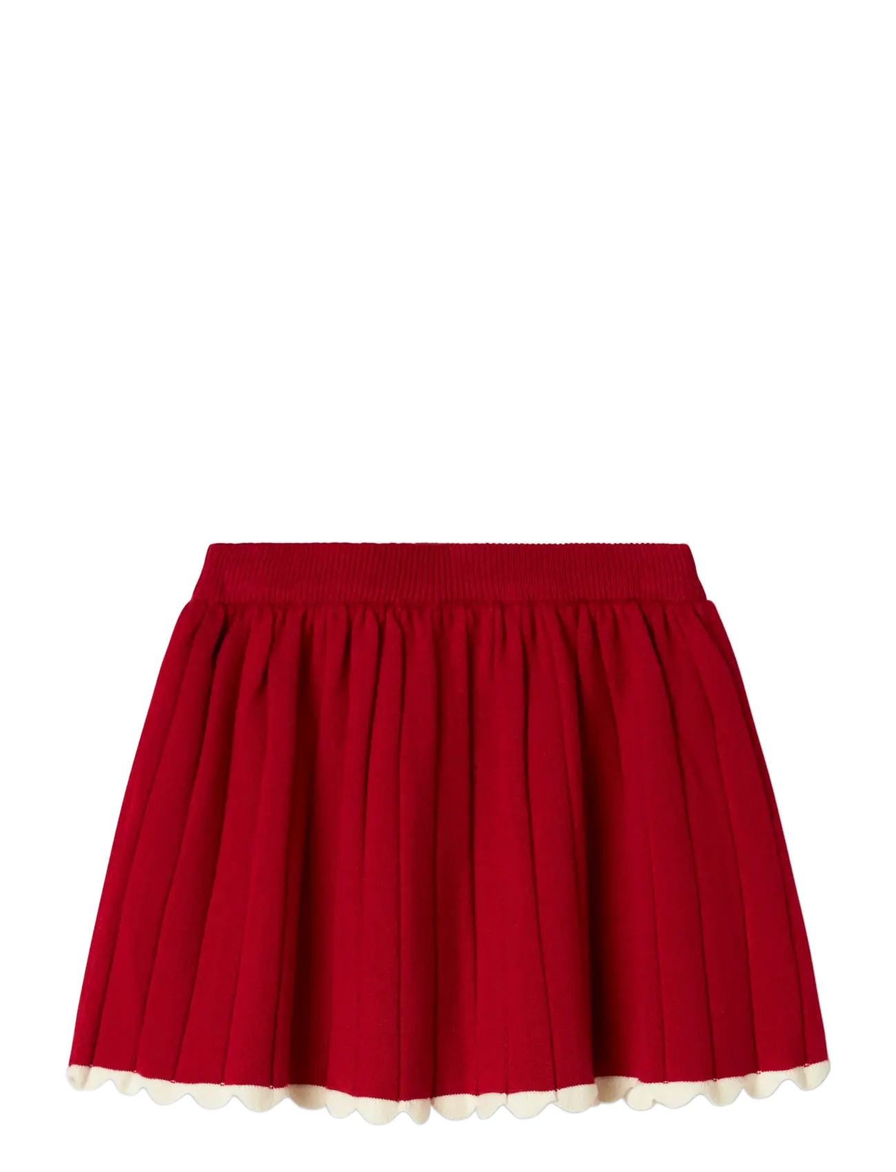 name it - NMFRALBO KNIT SKIRT - Īsi svārki - jester red - 2