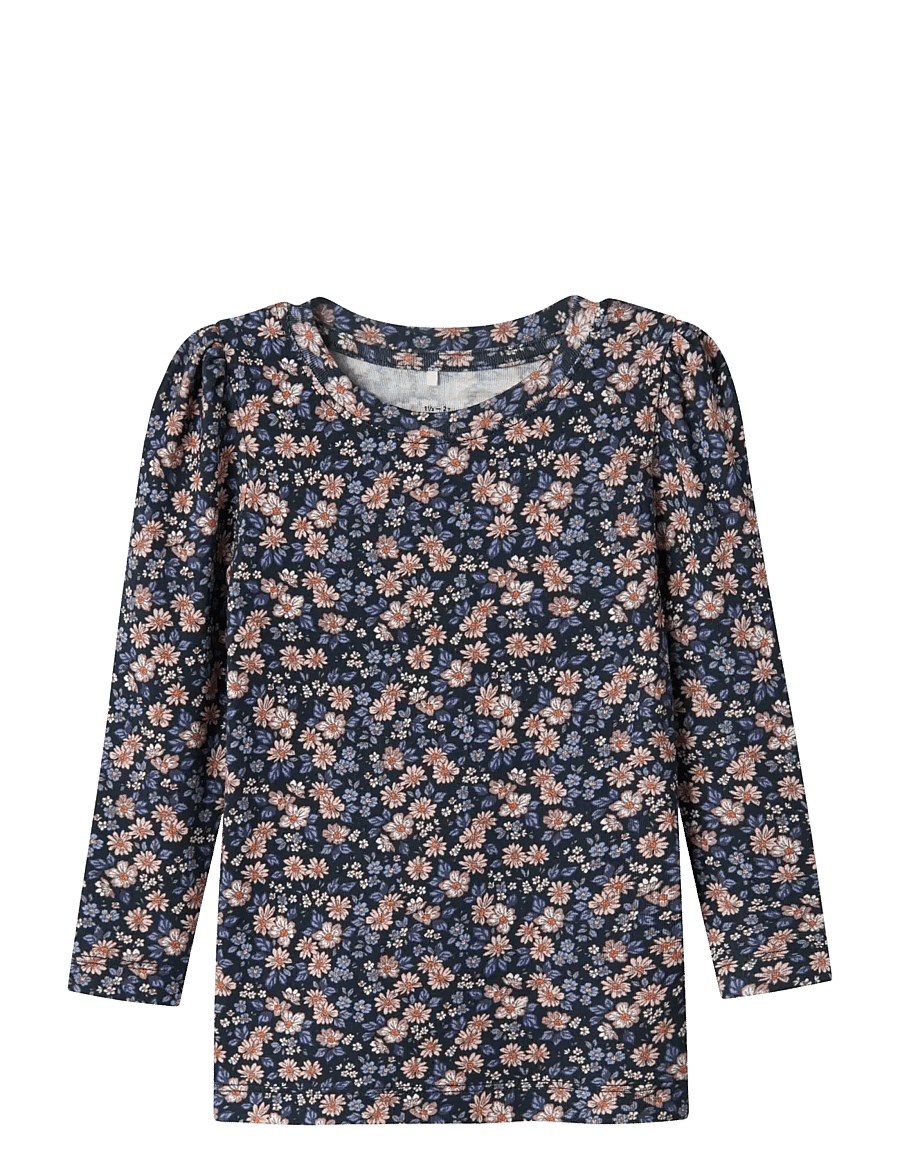 name it - NMFOALIA XSL LS TOP - pikkade varrukatega t-särgid - navy blazer - 1
