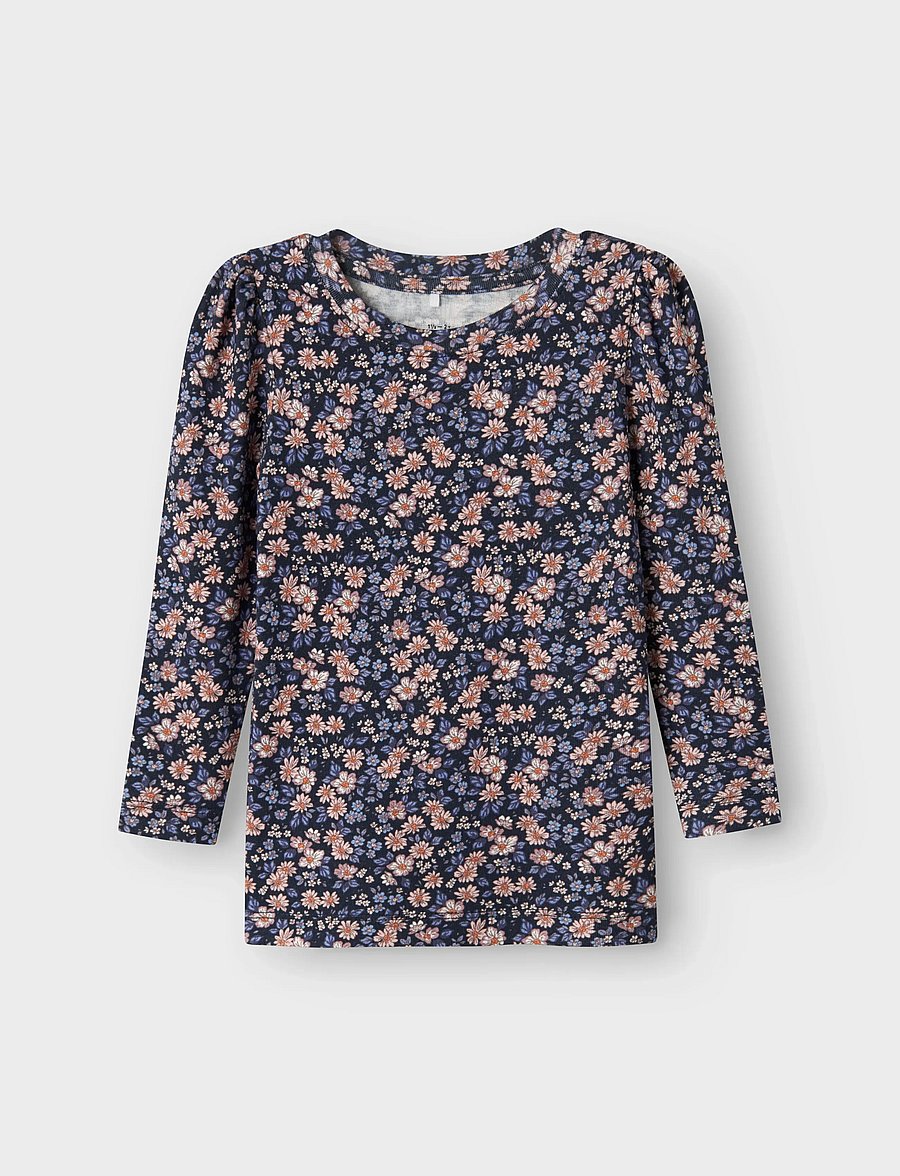 name it - NMFOALIA XSL LS TOP - pikkade varrukatega t-särgid - navy blazer - 0