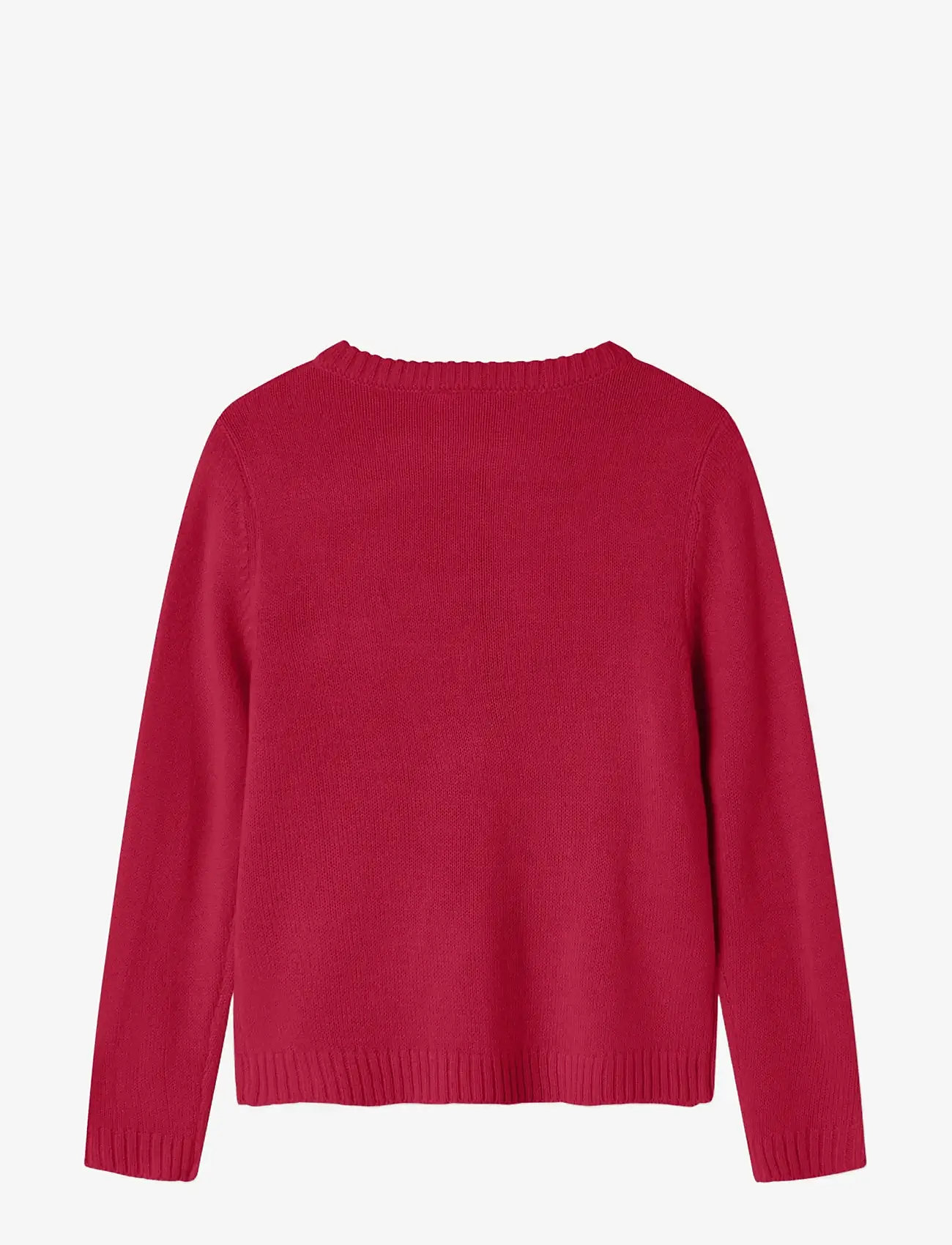 name it - NKFRAJUL LS LOOSE KNIT - jumpers - jester red - 2