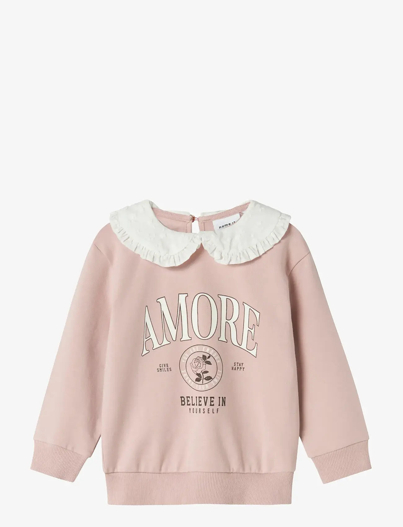 name it - NMFOLOULA NREG LS SWEAT BRU BOX - dressipluusid - burnished lilac - 0