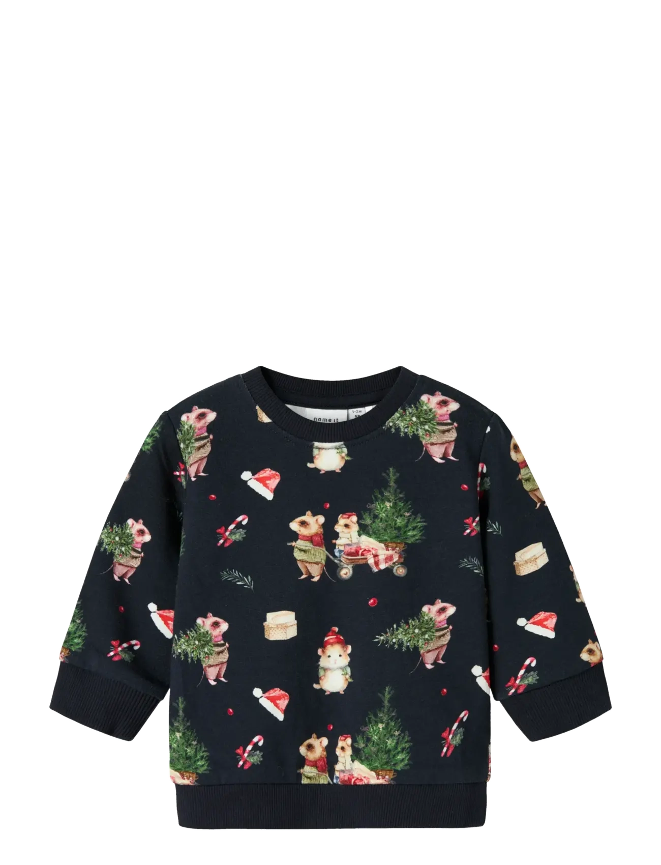 name it NBNRENU LS SWEAT BRU - 4 for 3 - NAVY BLAZER / navy