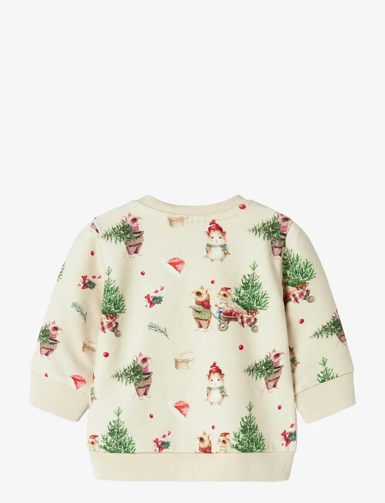 name it - NBNRENU LS SWEAT BRU - sweatshirts - peyote melange - 1