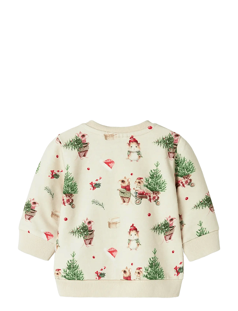 name it - NBNRENU LS SWEAT BRU - sweatshirts - peyote melange - 2