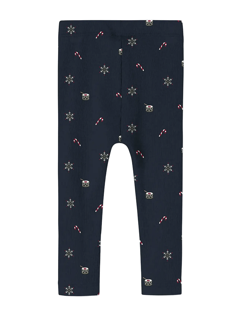 name it - NBNROKO M LEGGING BOX - leggings - navy blazer - 1