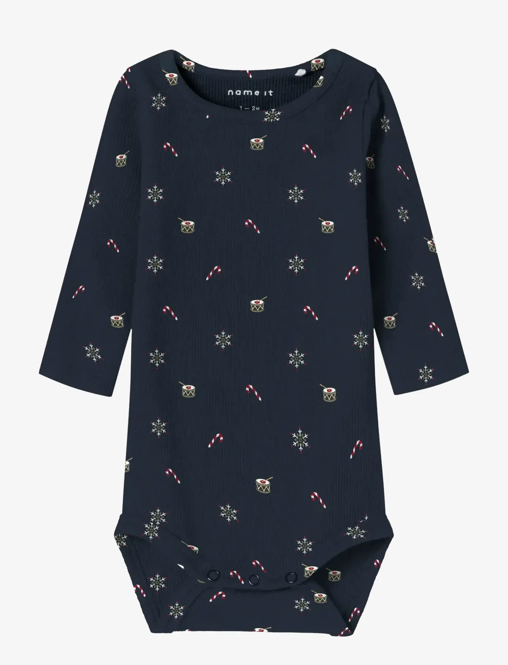 name it - NBNROKO M BODY BOX - pitkähihaiset bodyt - navy blazer - 0