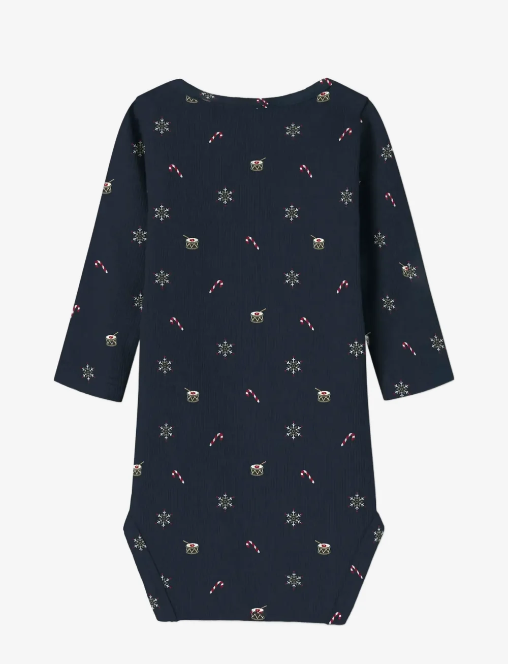 name it - NBNROKO M BODY BOX - pitkähihaiset bodyt - navy blazer - 1