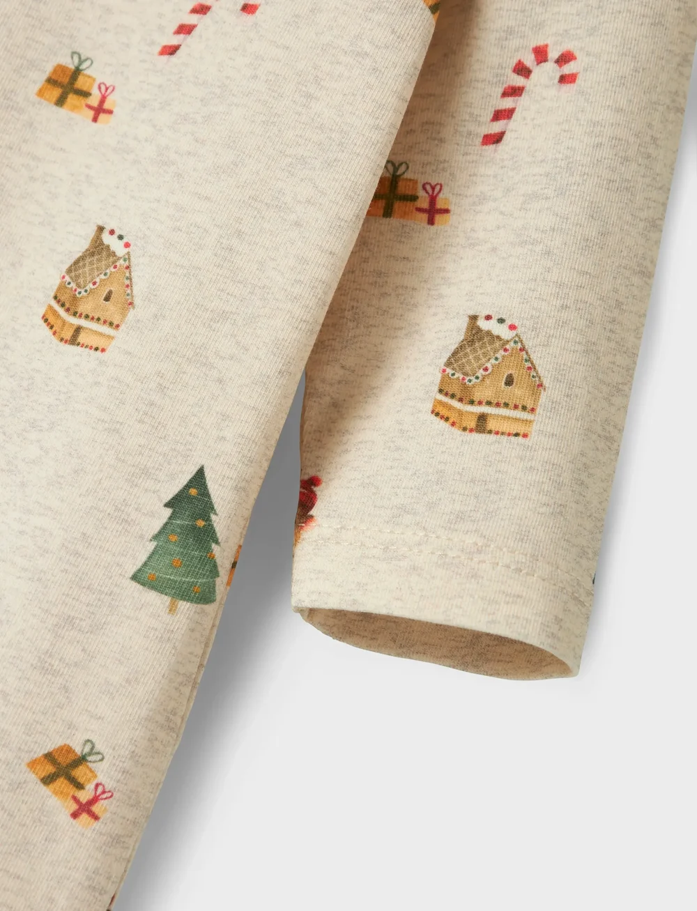 name it - NBNROCCAS NIGHTSUIT - langærmede heldragter - peyote melange - 2