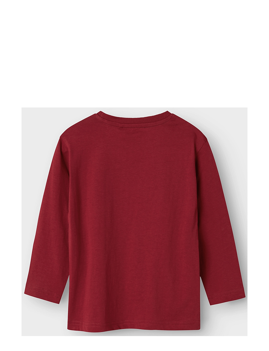 name it - NMMREJULLI NREG LS TOP BOX - langærmede t-shirts - red dahlia - 1