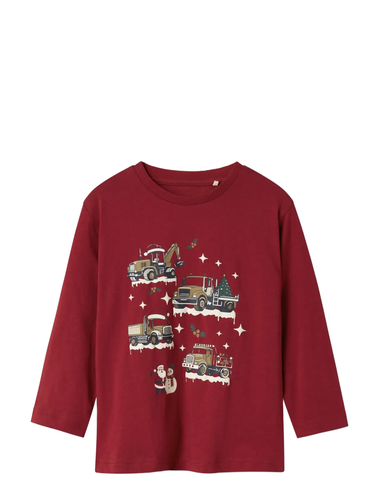 name it - NMMREJULLI NREG LS TOP BOX - langærmede t-shirts - red dahlia - 2