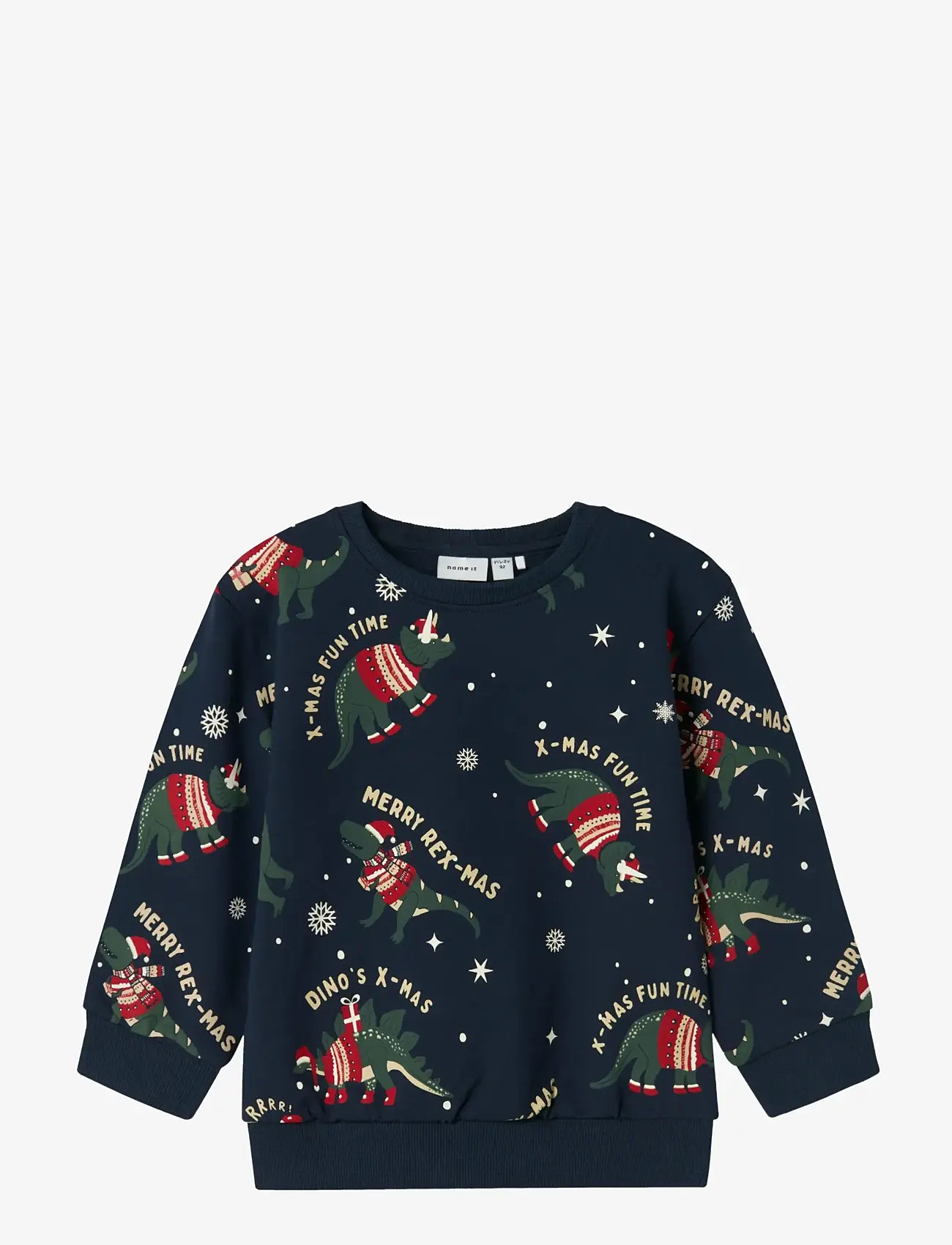 name it - NMMROKA LS NREG SWEAT BRU BOX - sweatshirts - navy blazer - 1