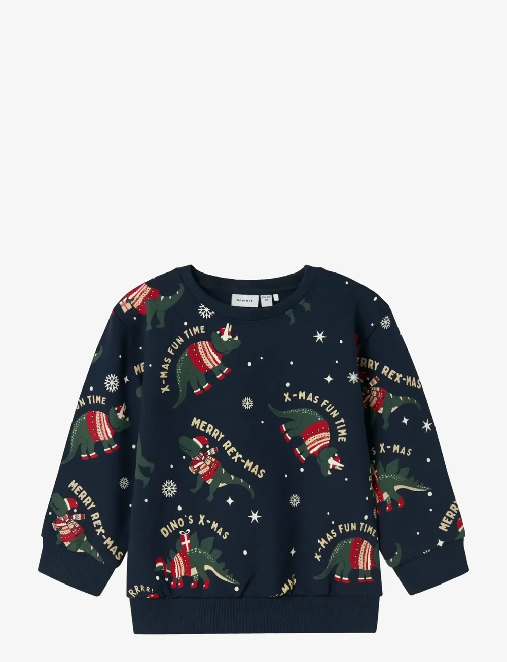 name it - NMMROKA LS NREG SWEAT BRU BOX - sweatshirts - navy blazer - 1