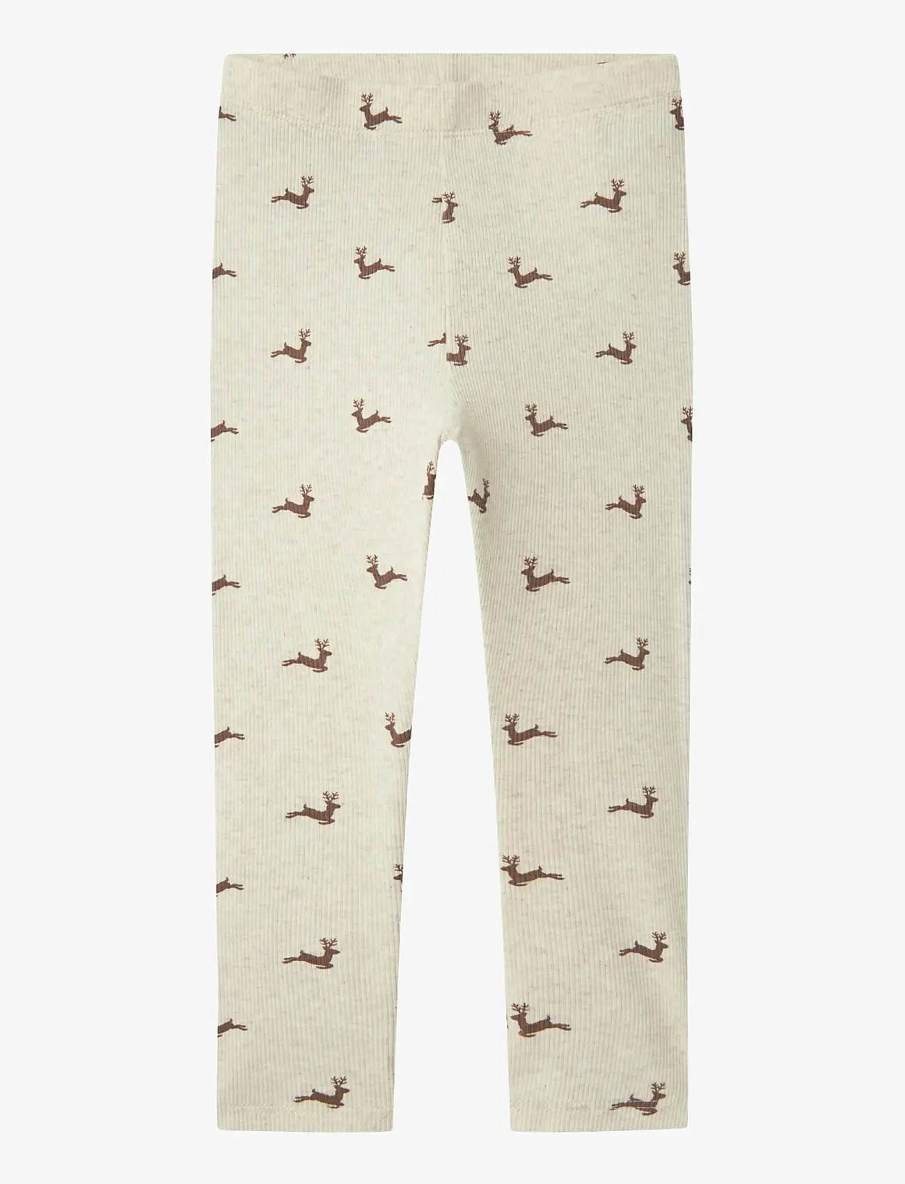 name it - NMNROKO XSL LEGGING BOX - leggings - peyote melange - 0