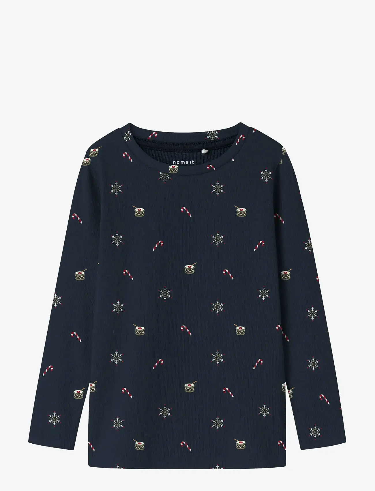 name it - NMNROKO XSL LS TOP - pikkade varrukatega t-särgid - navy blazer - 1