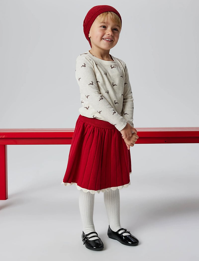 name it - NMNROKO XSL LS TOP - langärmelig - peyote melange - 4