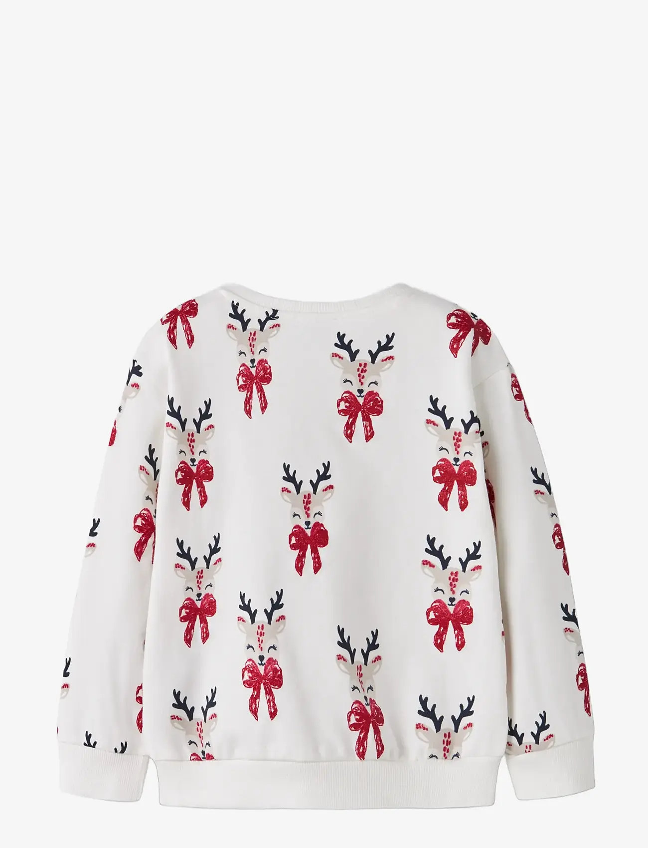 name it - NMFROMIA LS NREG SWEAT BRU BOX - sweatshirts - cloud dancer - 1