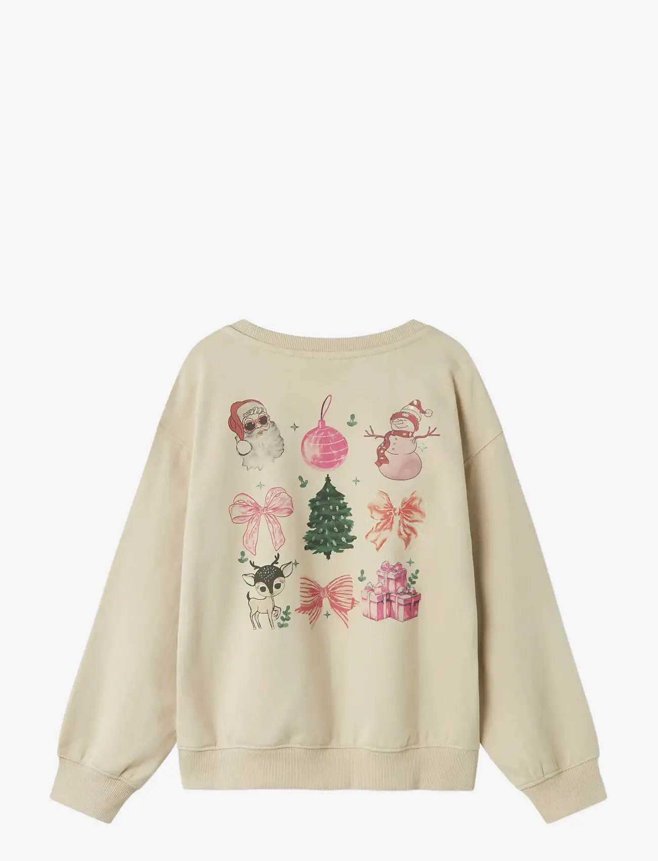 name it - NKFRASAB LS NREG SWEAT BRU BOX - sweatshirts - peyote - 2