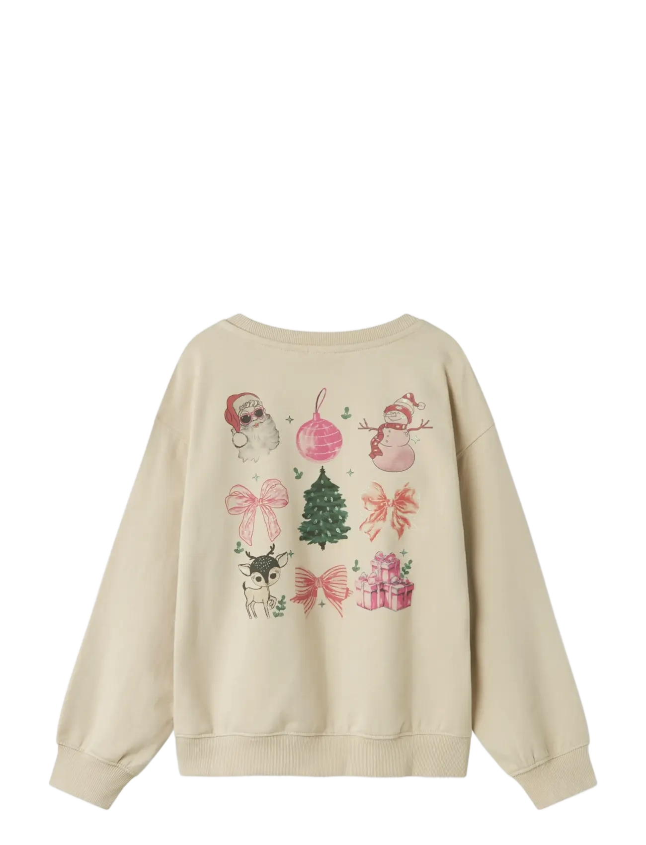 name it - NKFRASAB LS NREG SWEAT BRU BOX - sweatshirts - peyote - 2