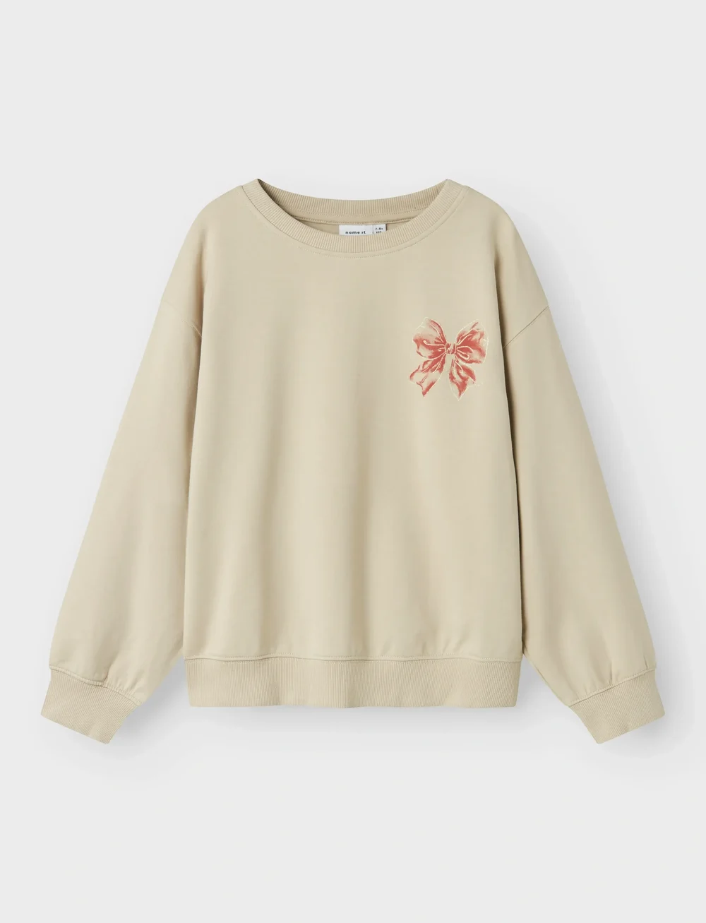 name it - NKFRASAB LS NREG SWEAT BRU BOX - sweatshirts - peyote - 3