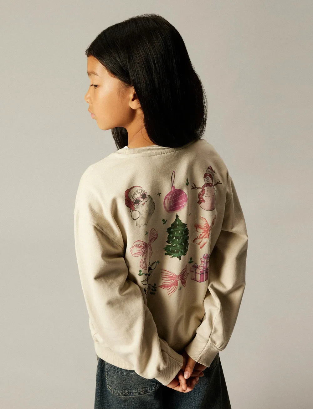 name it - NKFRASAB LS NREG SWEAT BRU BOX - sweatshirts - peyote - 5