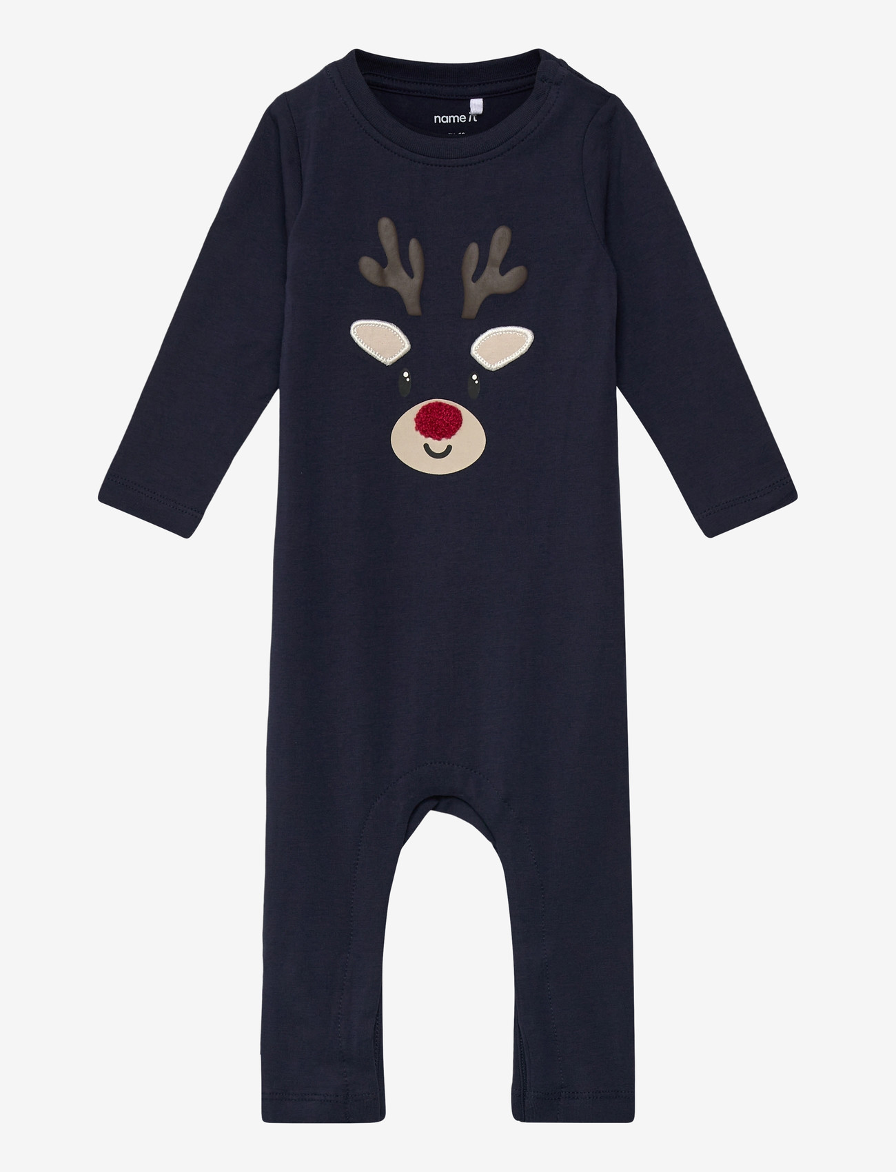 name it - NBNFRO LS BODY SUIT - långärmade bodysuits - navy blazer - 0