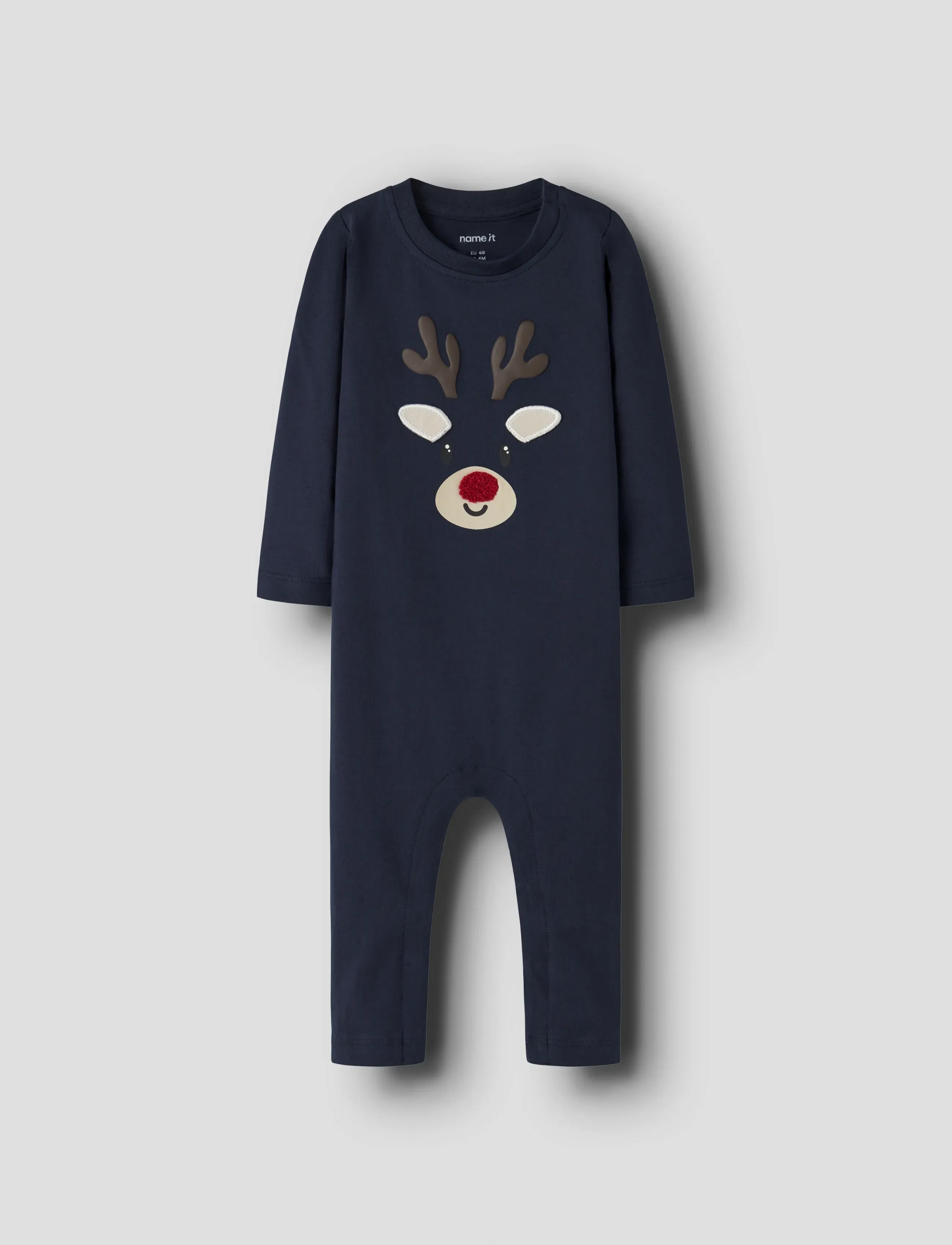 name it Nbnfro Ls Body Suit, 50, Bodys, Marineblau - Long-sleeved Kinder