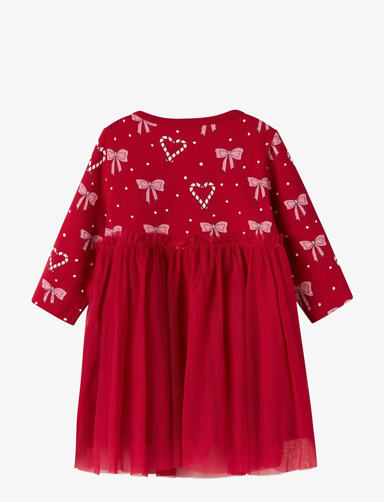 name it - NBFRI LS DRESS - langærmede hverdagskjoler - jester red - 2