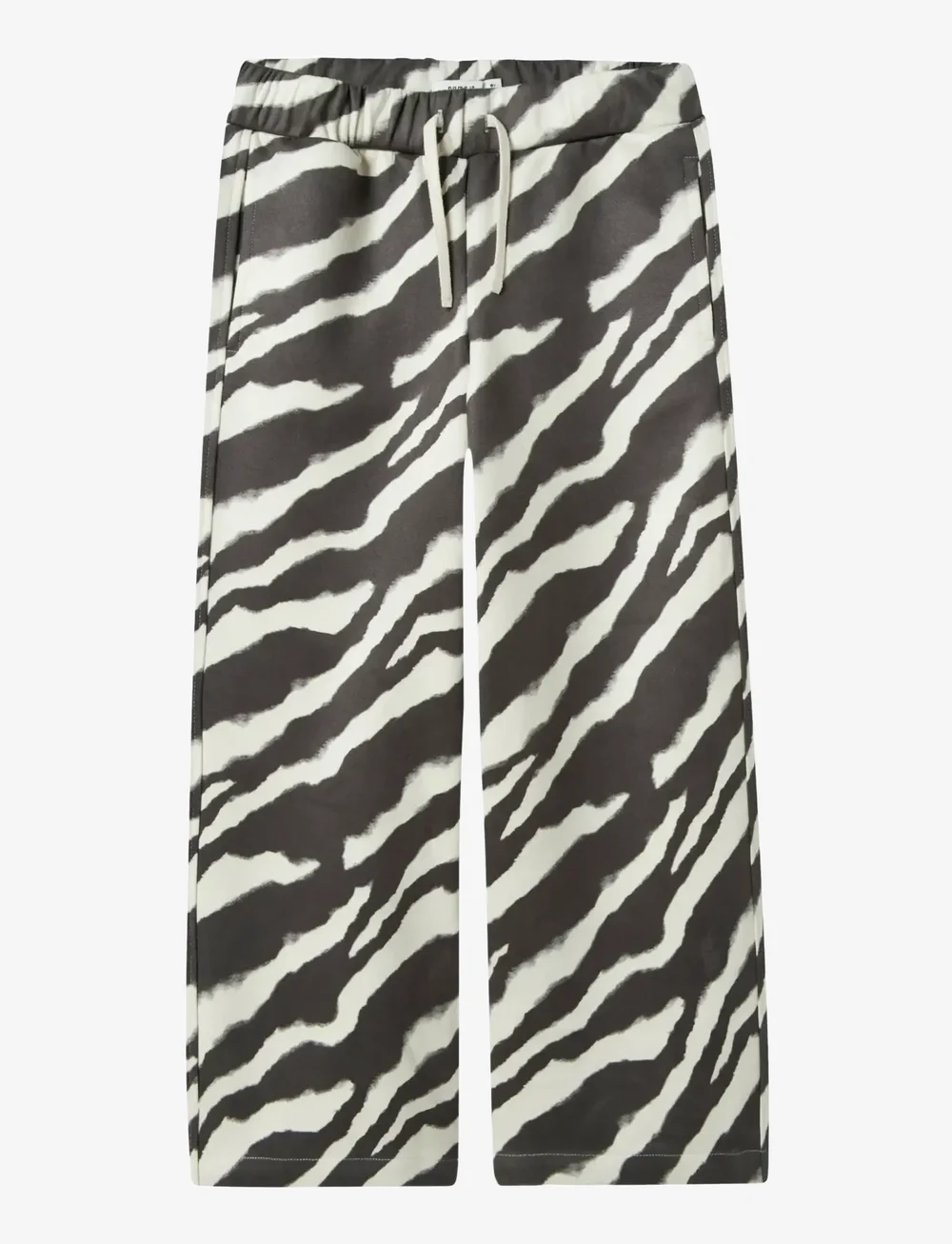 name it - NKFOFELIAS WIDE PANT - byxor - black - 0